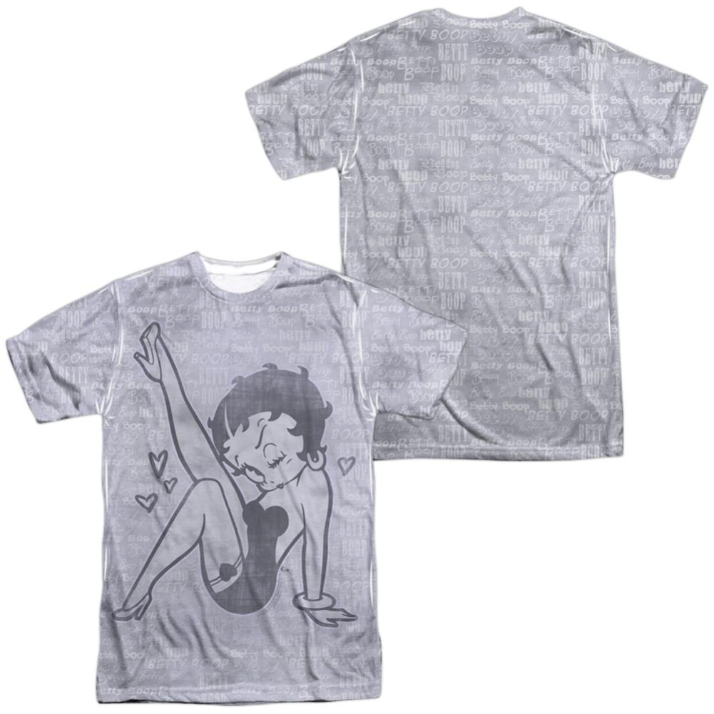 Betty Boop A Leg Up Men's Regular Fit Polyester Short-Sleeve T-Shirt