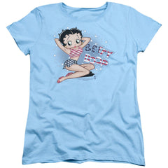 Betty Boop All American Girl Women's 18/1 Cotton Short-Sleeve T-Shirt