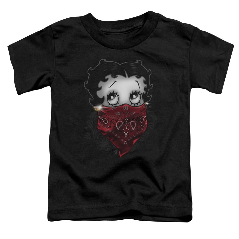 Betty Boop Bandana & Roses Toddler 18/1 Cotton Short-Sleeve T-Shirt