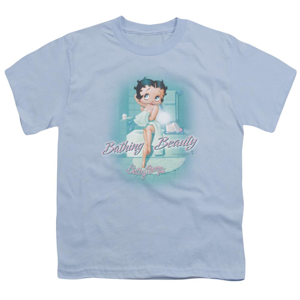 Betty Boop Bathing Beauty Youth 18/1 100% Cotton Short-Sleeve T-Shirt