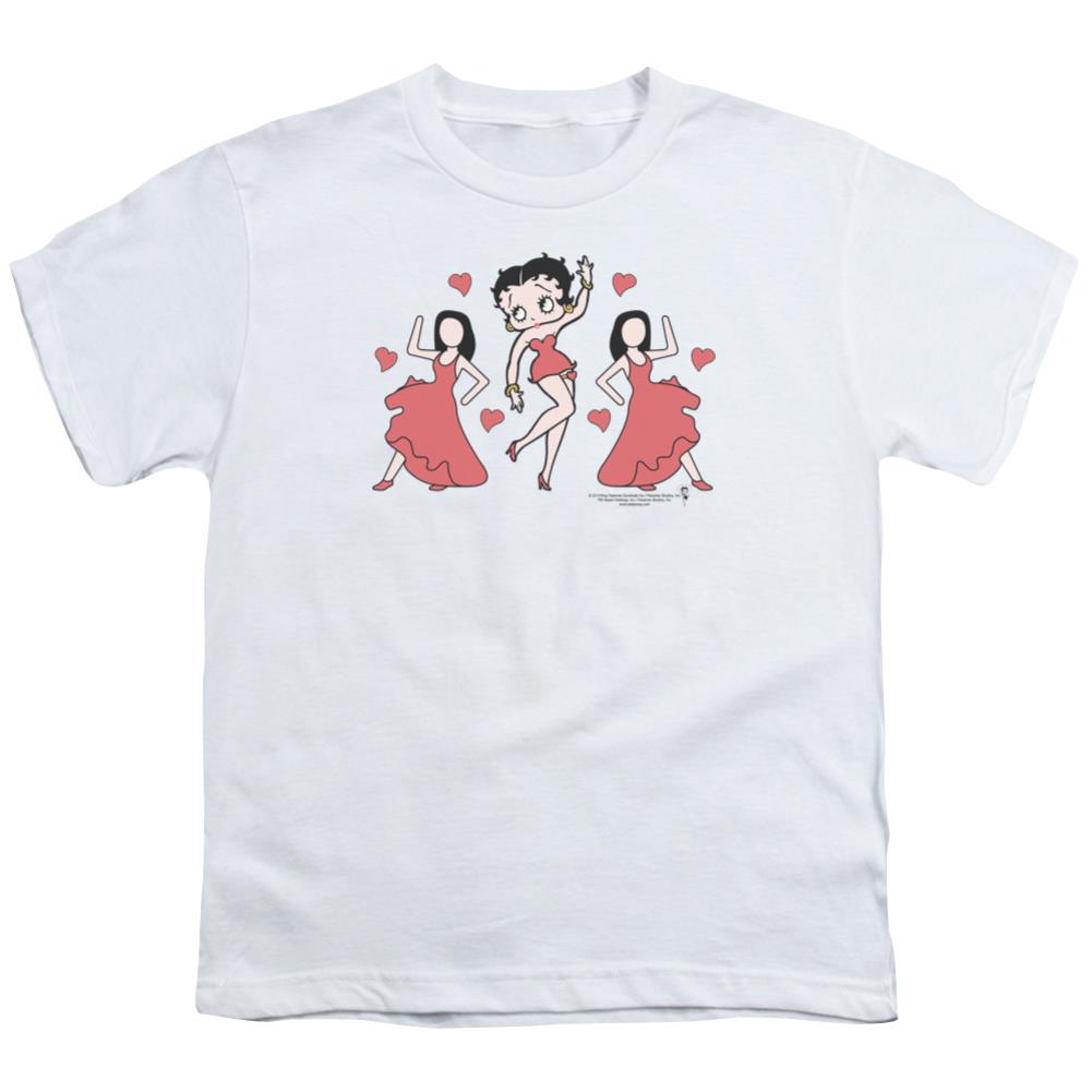 Betty Boop Bb Dance Youth 18/1 100% Cotton Short-Sleeve T-Shirt