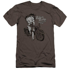Betty Boop Bbmc Men's Ultra-Soft 30/1 Cotton Slim Short-Sleeve T-Shirt