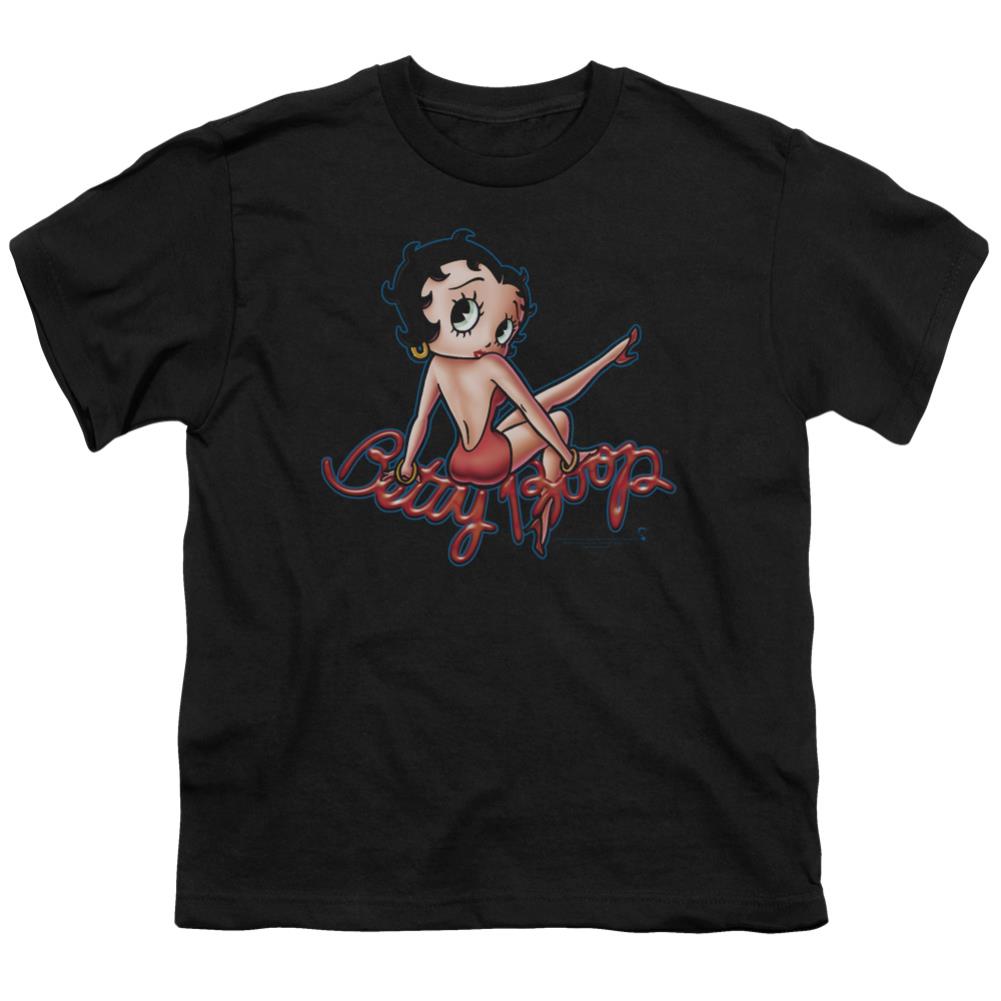 Betty Boop Bettys Back Youth 18/1 100% Cotton Short-Sleeve T-Shirt