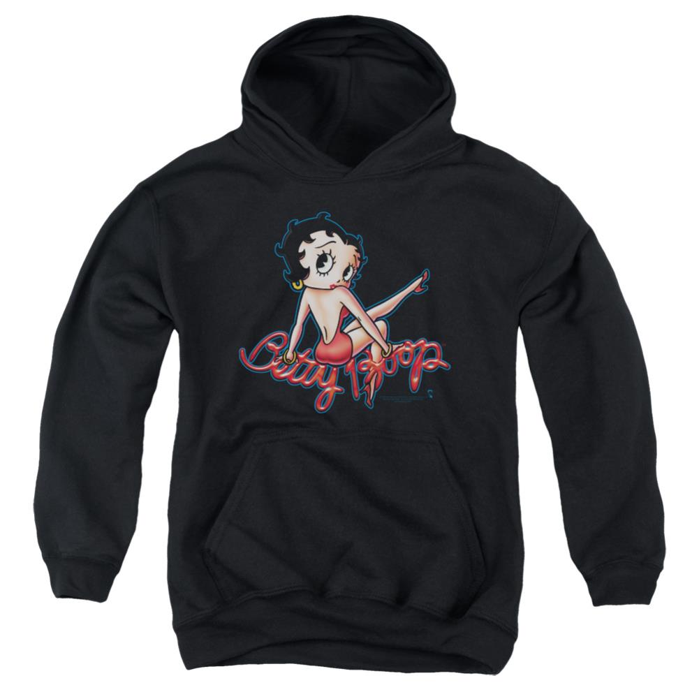 Betty Boop Bettys Back Youth Cotton Poly Pull-Over Hoodie