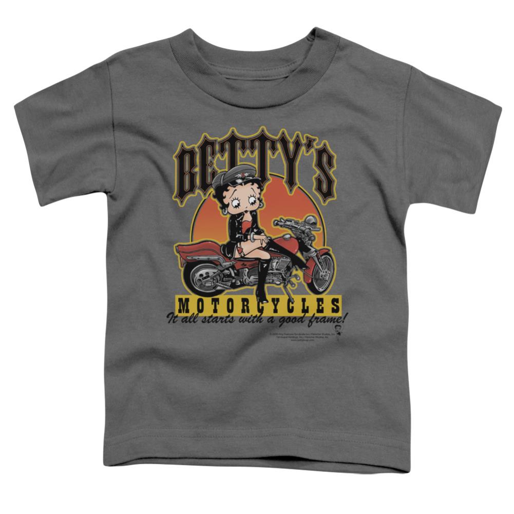 Betty Boop Bettys Motorcycles Toddler 18/1 Cotton Short-Sleeve T-Shirt