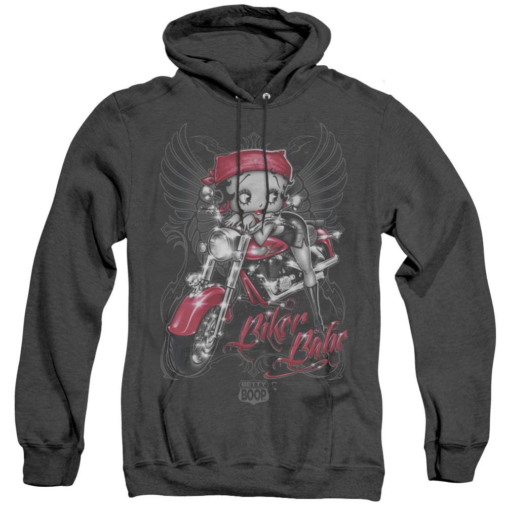 Betty Boop Biker Babe Men's Pull-Over Hoodie