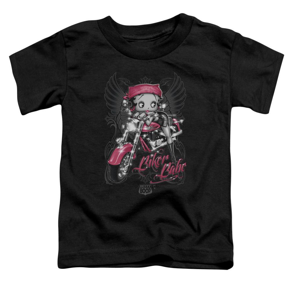 Betty Boop Biker Babe Toddler 18/1 Cotton Short-Sleeve T-Shirt