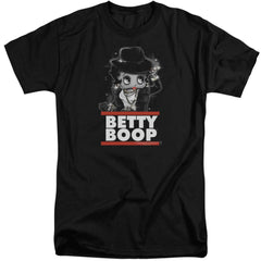 Betty Boop Bling Bling Boop Men's 18/1 Tall Cotton Short-Sleeve T-Shirt