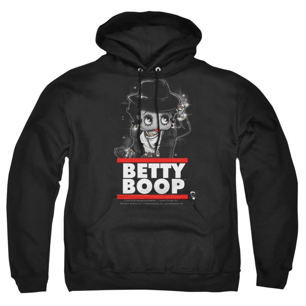 Betty Boop Bling Bling Boop Men's Pull-Over 75 25 Poly Hoodie