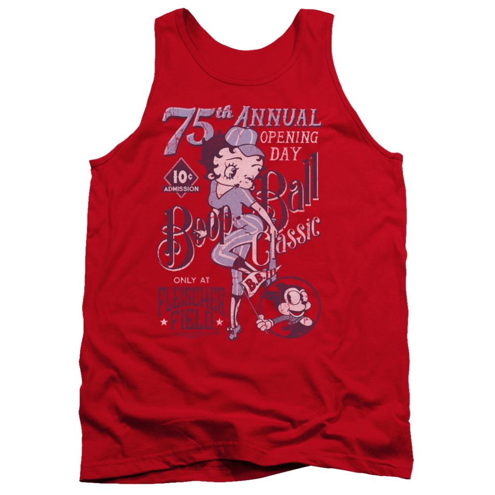 Betty Boop Boop Ball Men's 18/1 Cotton Tank Top