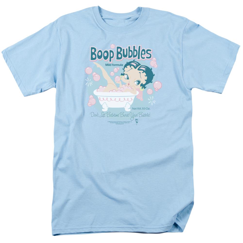 Betty Boop Boop Bubbles Men's 18/1 Cotton Short-Sleeve T-Shirt
