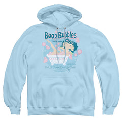 Betty Boop Boop Bubbles Men's Pull-Over 75 25 Poly Hoodie