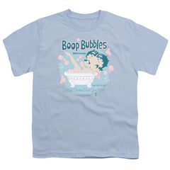 Betty Boop Boop Bubbles Youth 18/1 100% Cotton Short-Sleeve T-Shirt