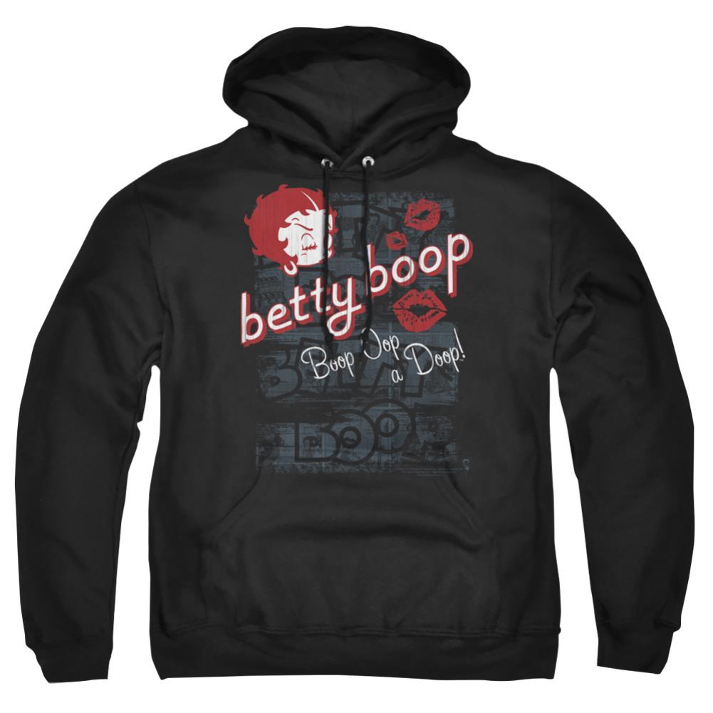 Betty Boop Boop Oop Men's Pull-Over 75 25 Poly Hoodie