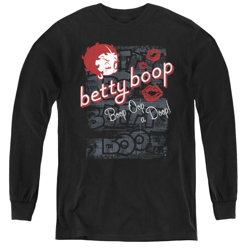 Betty Boop Boop Oop Youth Long-Sleeve T-Shirt