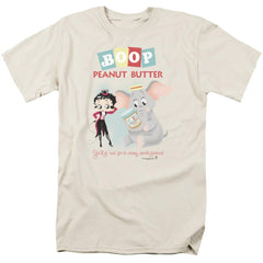 Betty Boop Boop Peanut Butter Men's 18/1 Cotton Short-Sleeve T-Shirt