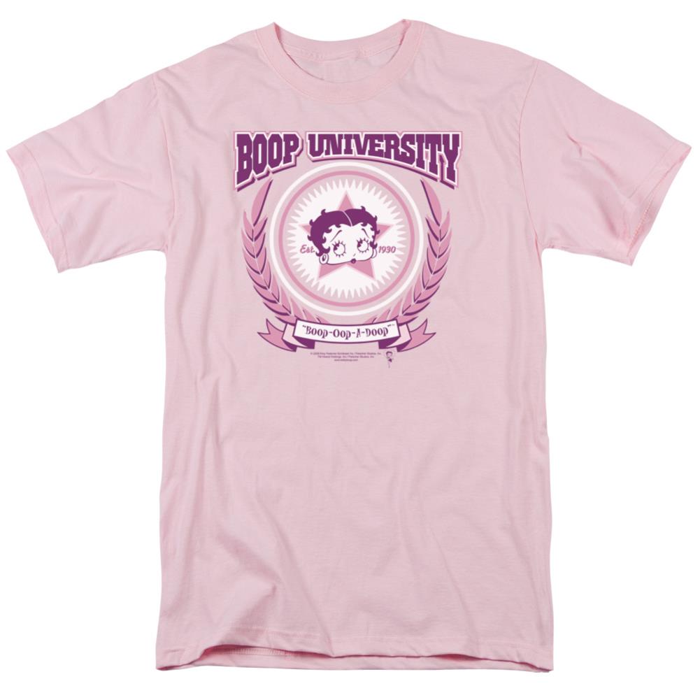 Betty Boop Boop University Men's 18/1 Cotton Short-Sleeve T-Shirt