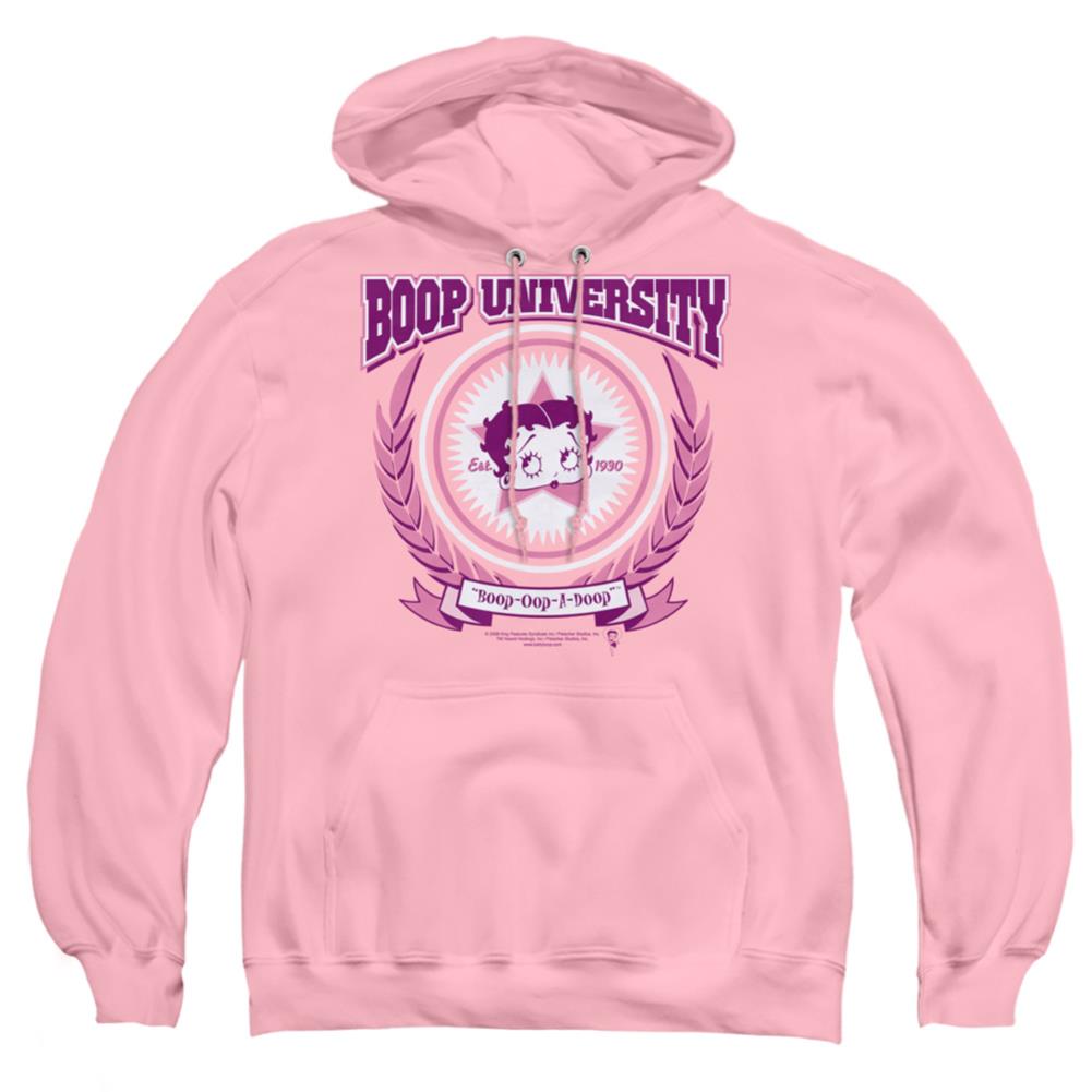 Betty Boop Boop University Men's Pull-Over 75 25 Poly Hoodie
