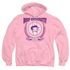 Betty Boop Boop University Men's Pull-Over 75 25 Poly Hoodie