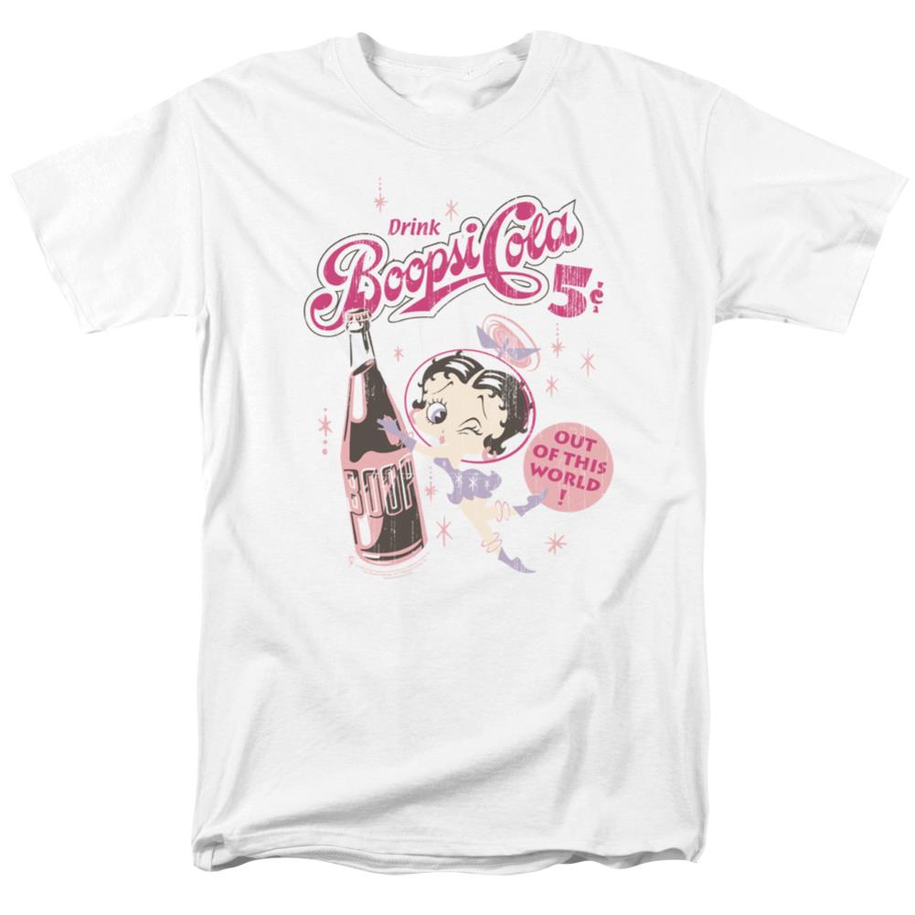 Betty Boop Boopsi Cola Men's 18/1 Cotton Short-Sleeve T-Shirt