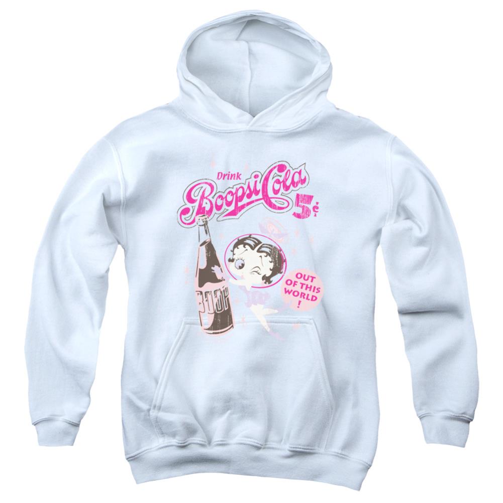 Betty Boop Boopsi Cola Youth Cotton Poly Pull-Over Hoodie