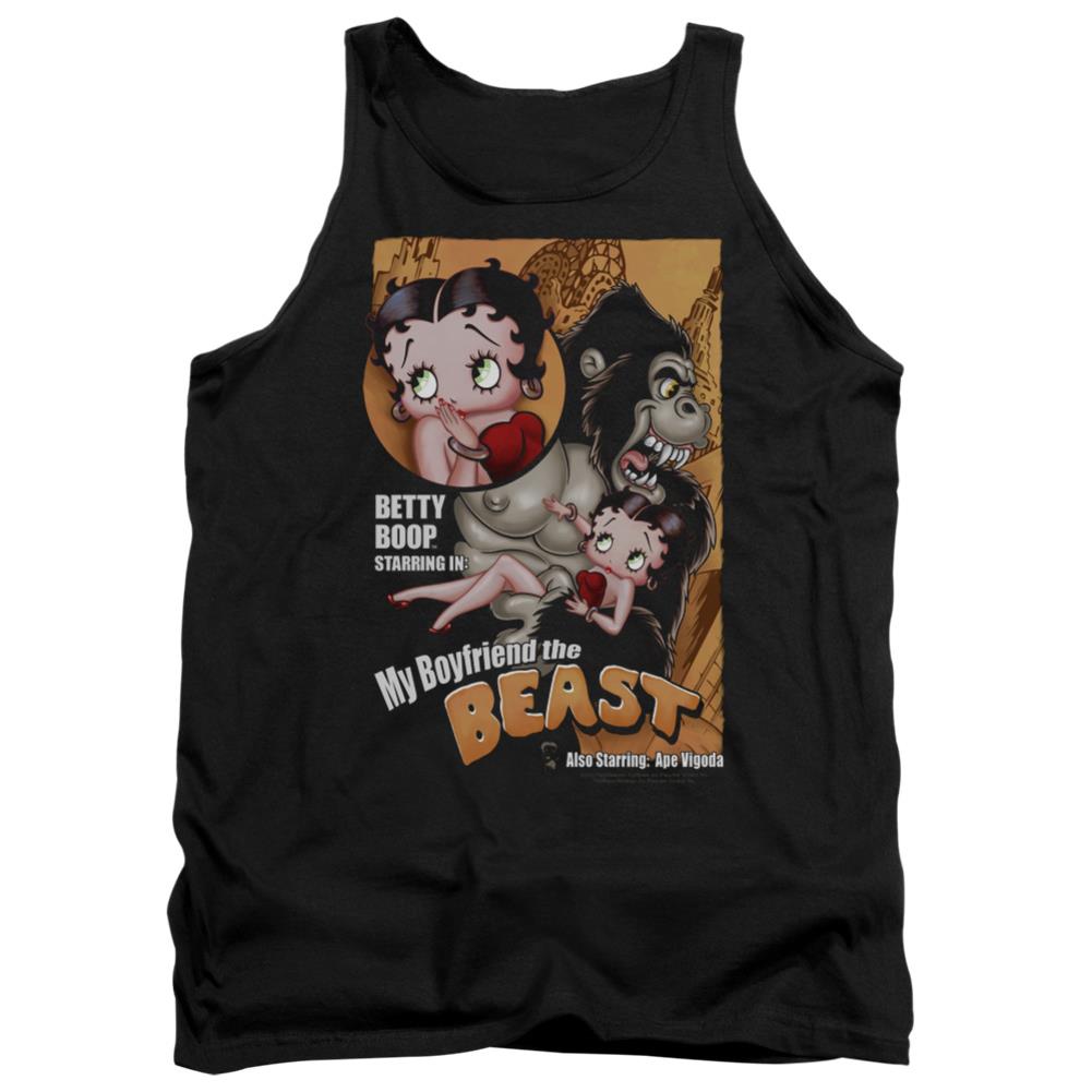 Betty Boop Boyfriend The Beast Men's 18/1 Cotton Tank Top