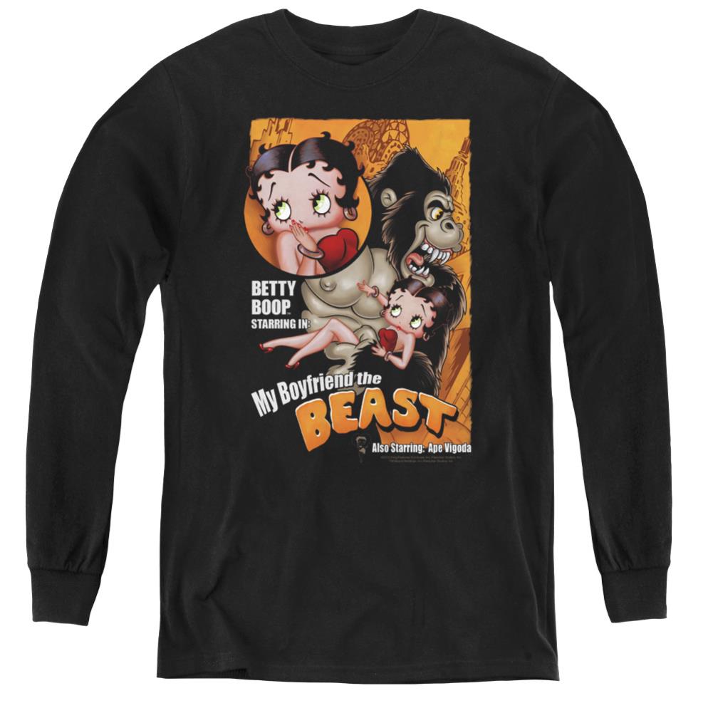 Betty Boop Boyfriend The Beast Youth Long-Sleeve T-Shirt