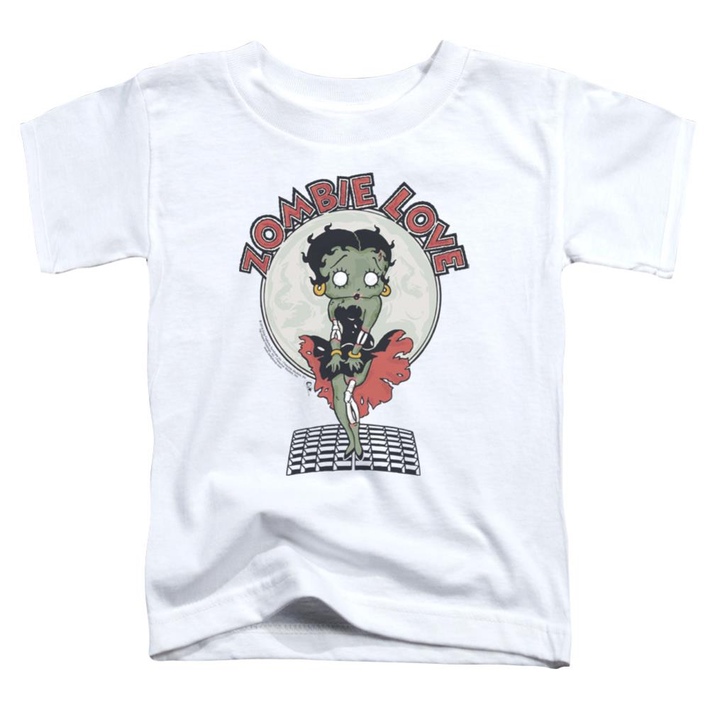 Betty Boop Breezy Zombie Love Toddler 18/1 Cotton Short-Sleeve T-Shirt
