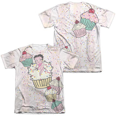 Betty Boop Cake Boop Men's Regular Fit Poly Cotton Short-Sleeve T-Shirt