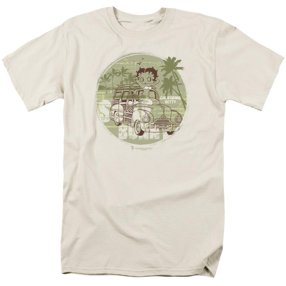 Betty Boop California Men's 18/1 Cotton Short-Sleeve T-Shirt