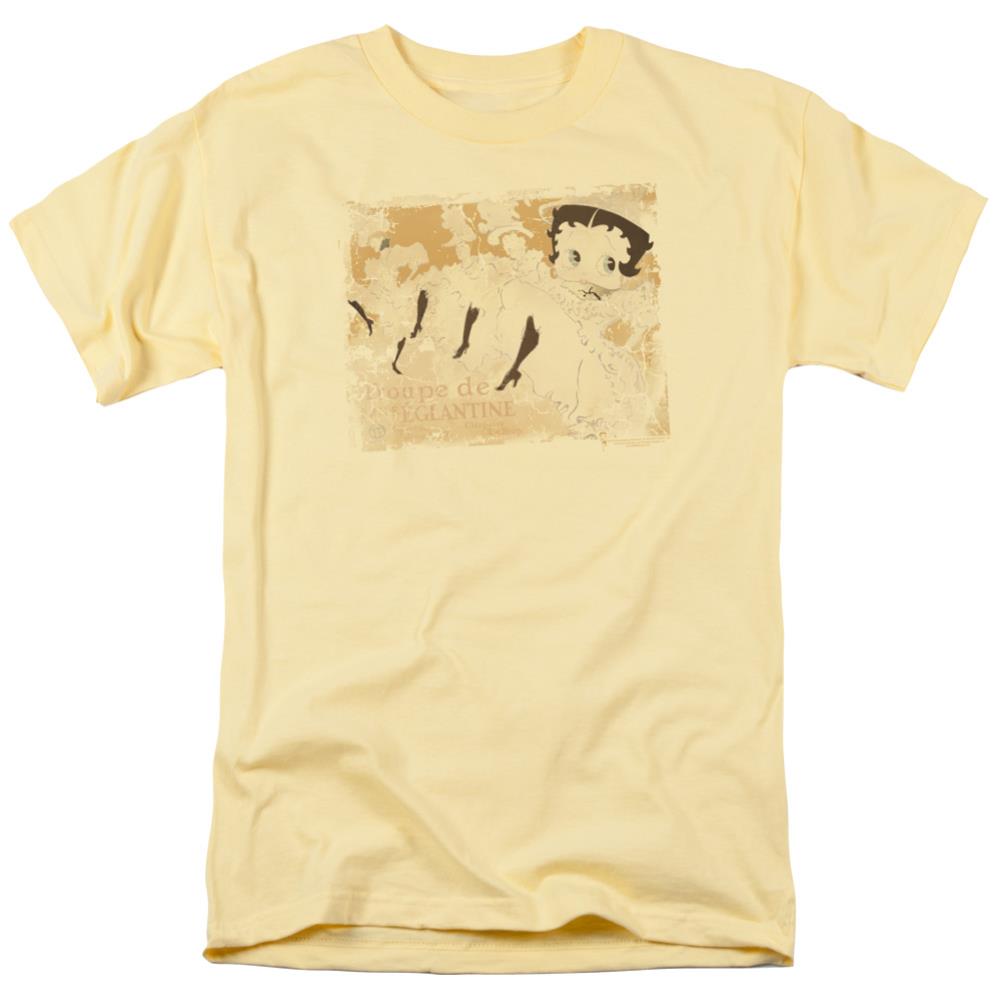 Betty Boop Can Can Men's 18/1 Cotton Short-Sleeve T-Shirt