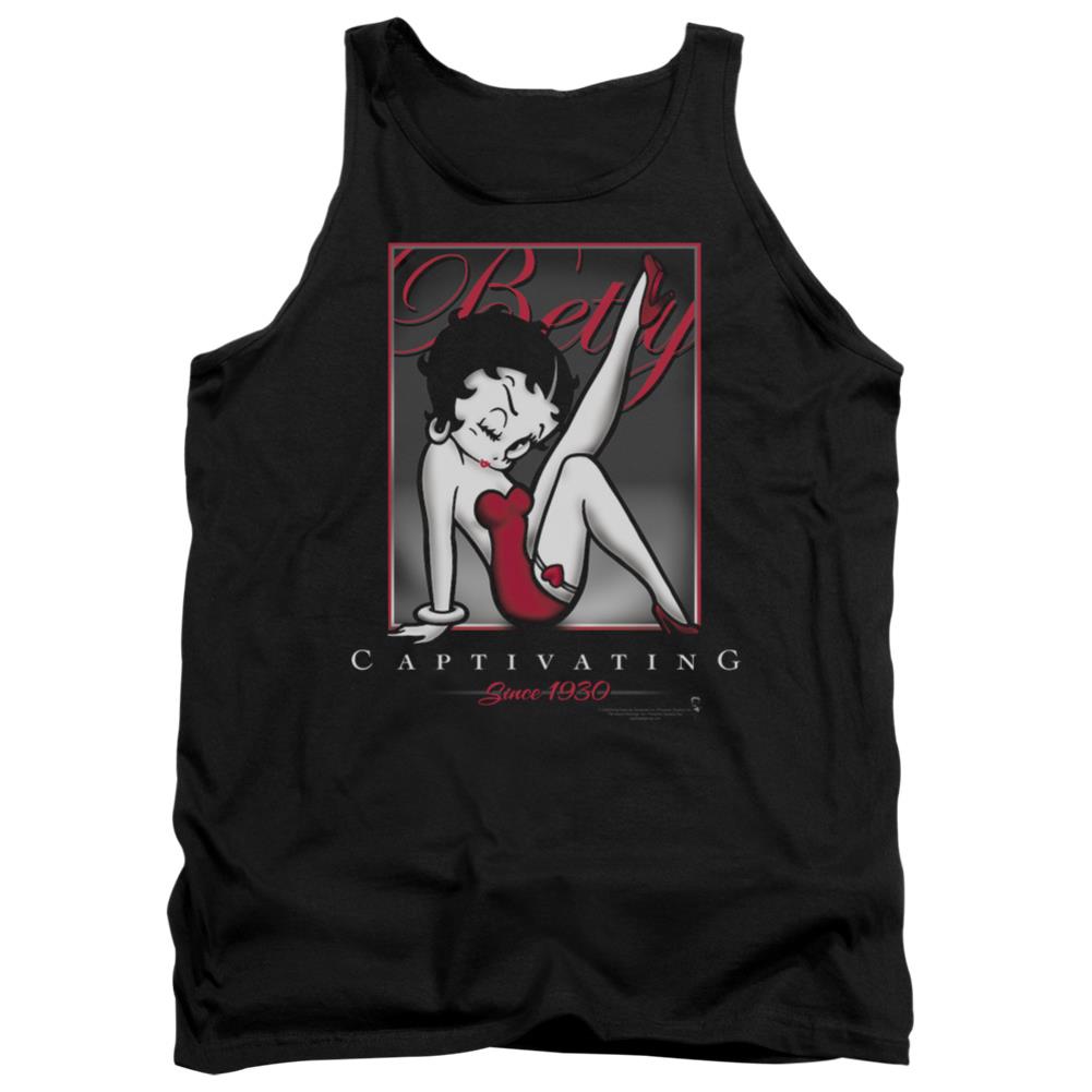 Betty Boop Captivating Men's 18/1 Cotton Tank Top