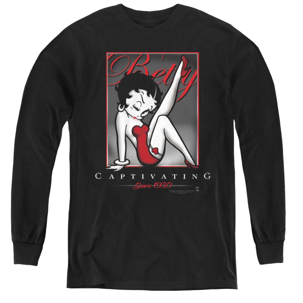 Betty Boop Captivating Youth Long-Sleeve T-Shirt