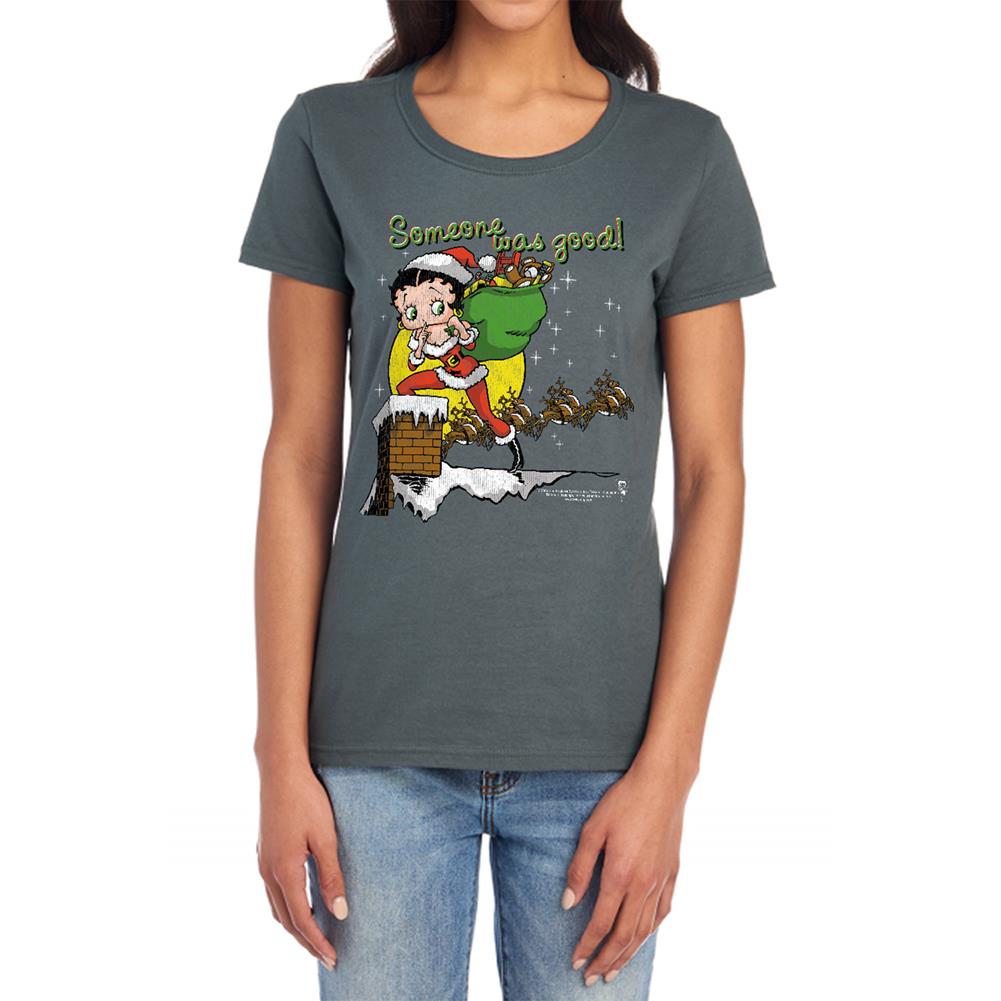 Betty Boop Chimney Women's 18/1 Cotton Short-Sleeve T-Shirt