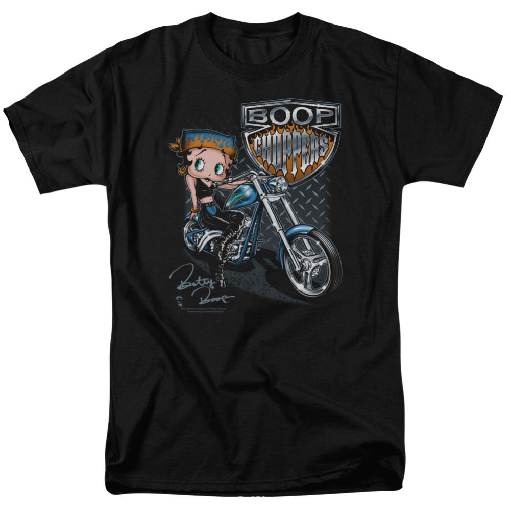 Betty Boop Choppers Men's 18/1 Cotton Short-Sleeve T-Shirt
