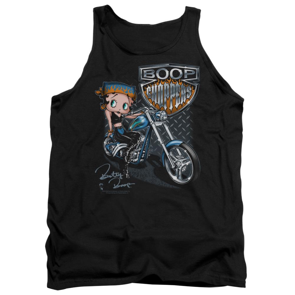 Betty Boop Choppers Men's 18/1 Cotton Tank Top