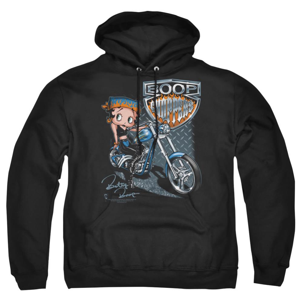 Betty Boop Choppers Men's Pull-Over 75 25 Poly Hoodie