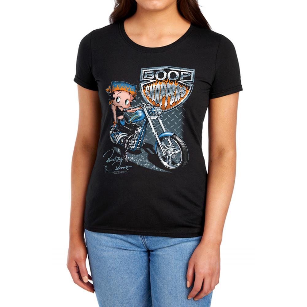 Betty Boop Choppers Women's 18/1 Cotton Short-Sleeve T-Shirt