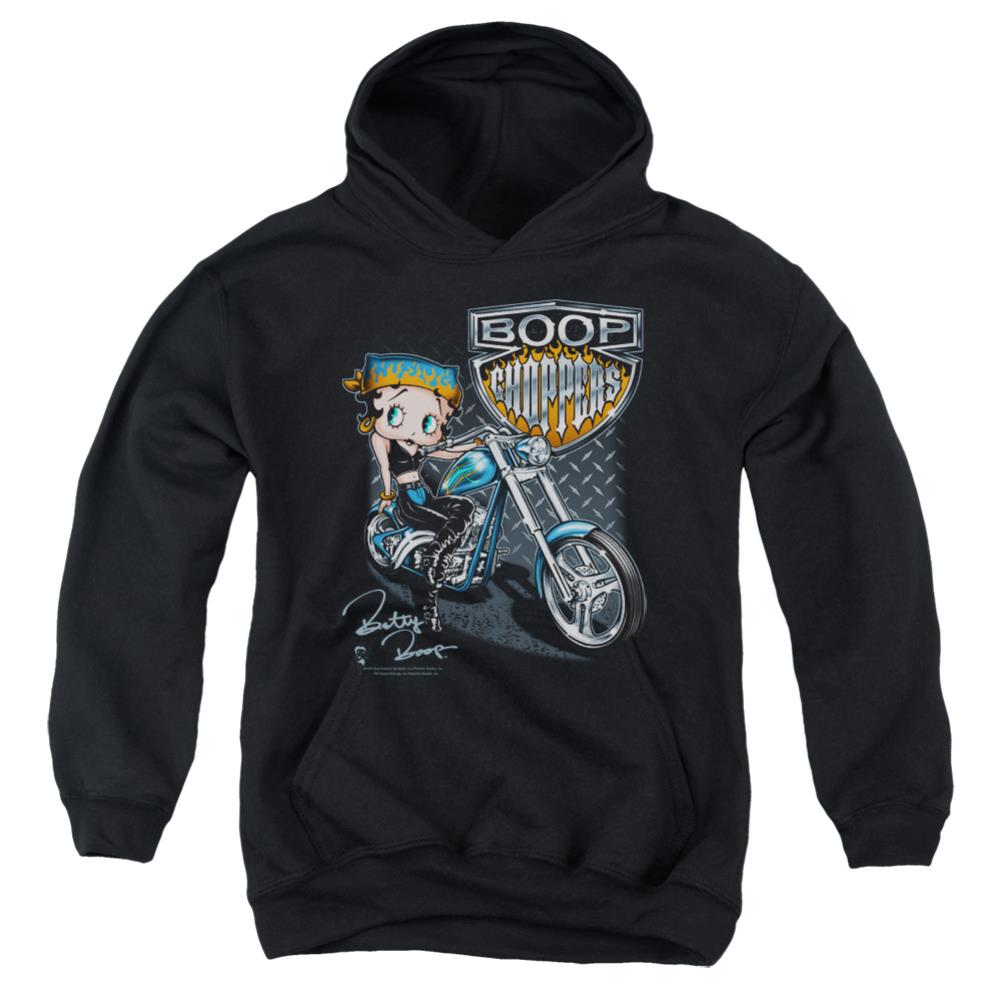 Betty Boop Choppers Youth Cotton Poly Pull-Over Hoodie