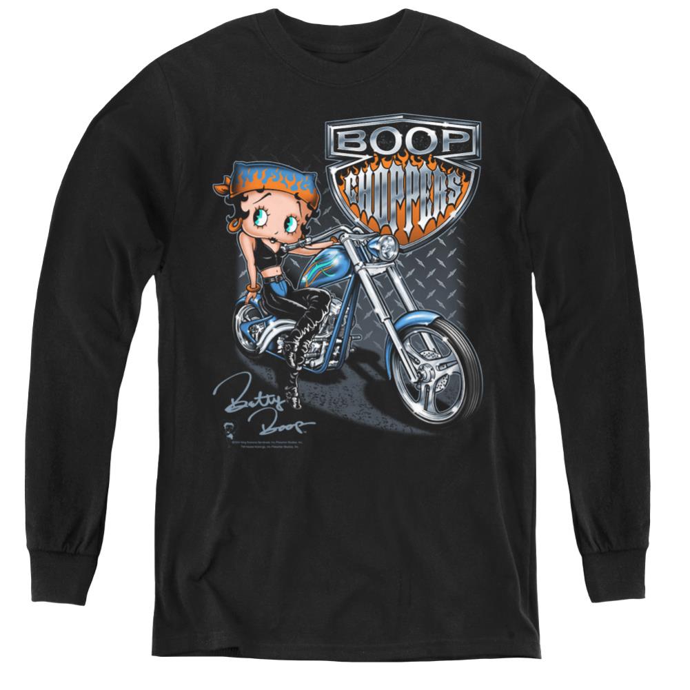 Betty Boop Choppers Youth Long-Sleeve T-Shirt