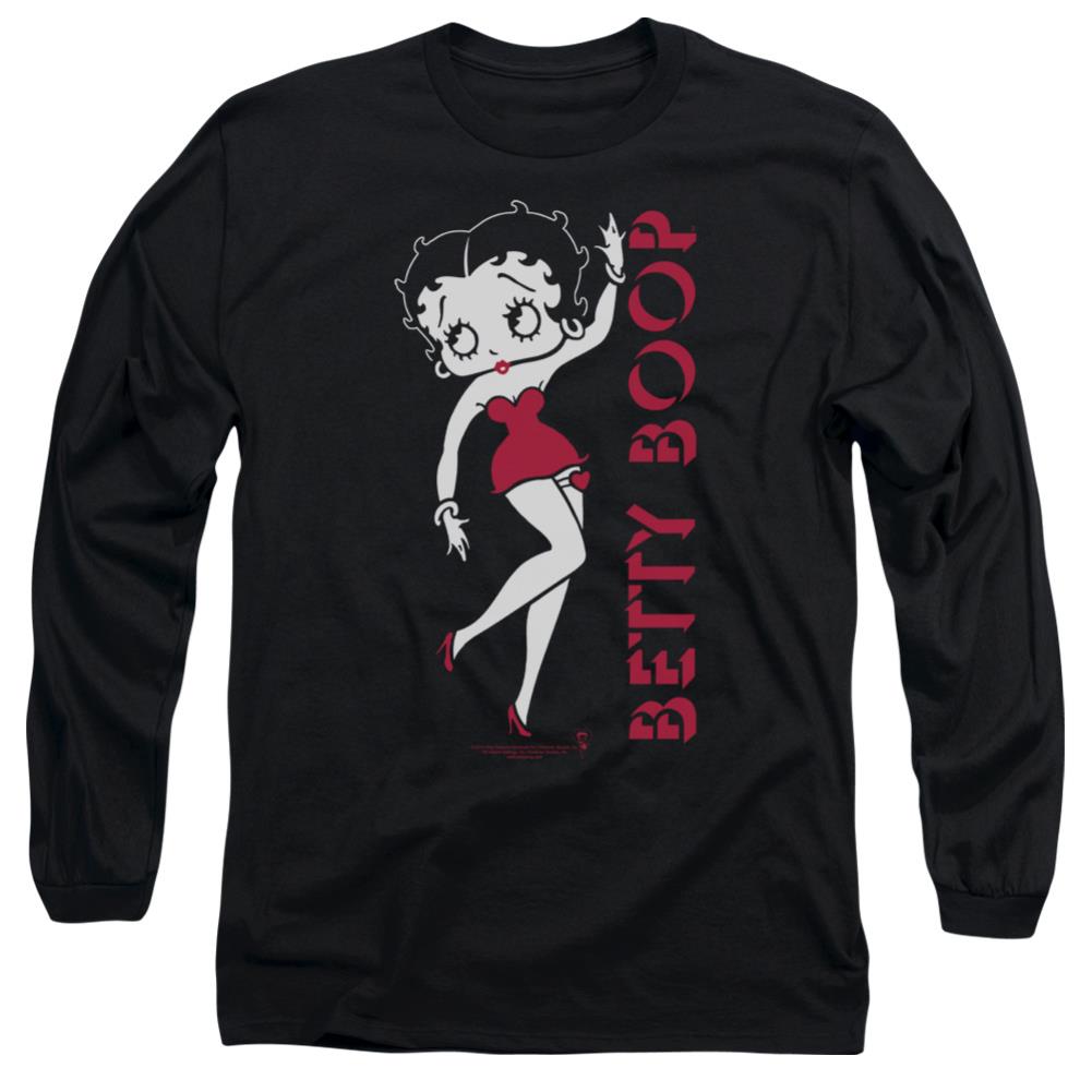 Betty Boop Classic Men's 18/1 Cotton Long-Sleeve T-Shirt
