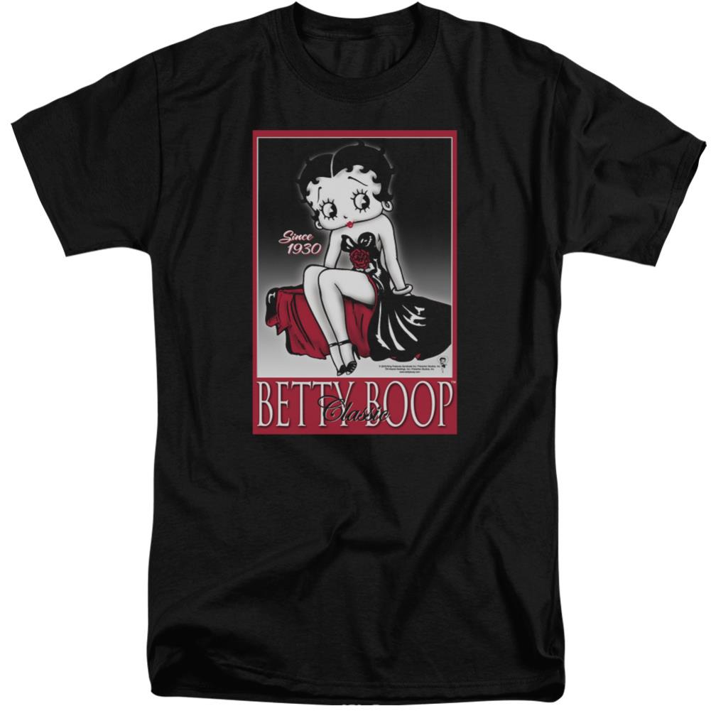 Betty Boop Classic Men's 18/1 Tall Cotton Short-Sleeve T-Shirt