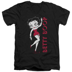 Betty Boop Classic Men's 30/1 Cotton Slim V-Neck T-Shirt