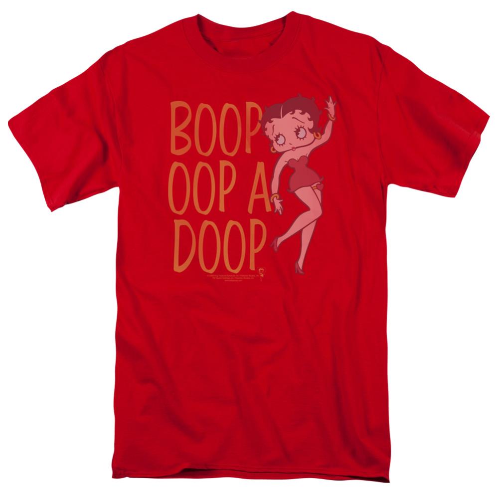 Betty Boop Classic Oop Men's 18/1 Cotton Short-Sleeve T-Shirt