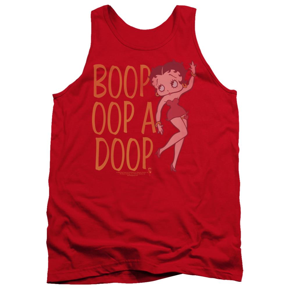 Betty Boop Classic Oop Men's 18/1 Cotton Tank Top