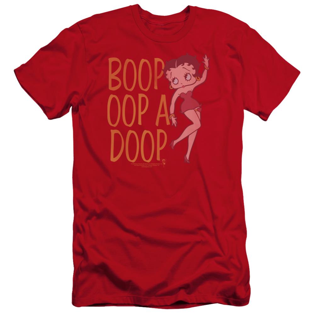 Betty Boop Classic Oop Men's Ultra-Soft 30/1 Cotton Slim Short-Sleeve T-Shirt