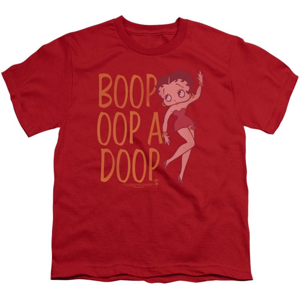 Betty Boop Classic Oop Youth 18/1 100% Cotton Short-Sleeve T-Shirt