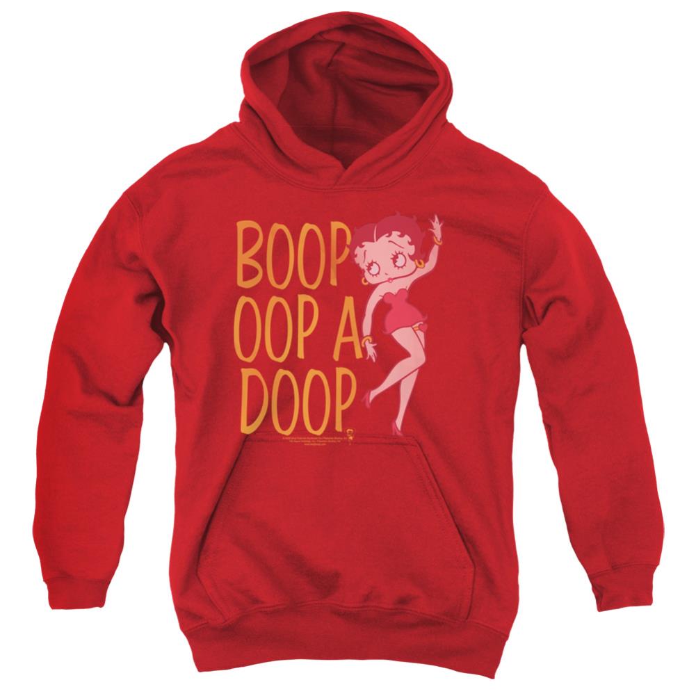 Betty Boop Classic Oop Youth Cotton Poly Pull-Over Hoodie