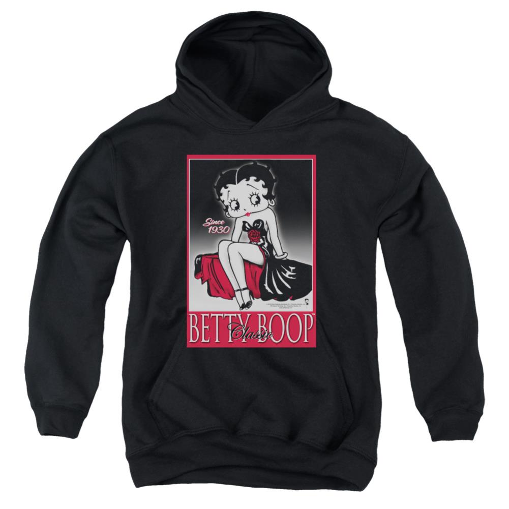 Betty Boop Classic Youth Cotton Poly Pull-Over Hoodie