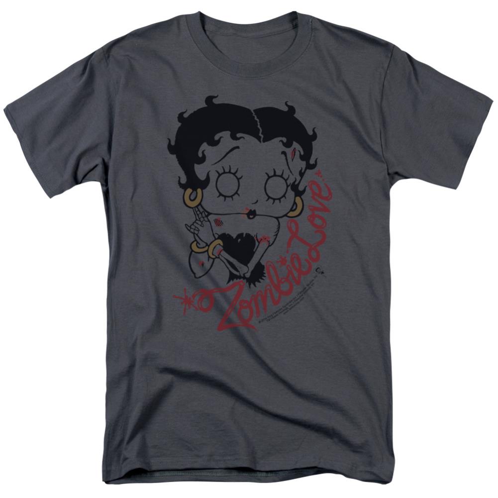 Betty Boop Classic Zombie Men's 18/1 Cotton Short-Sleeve T-Shirt